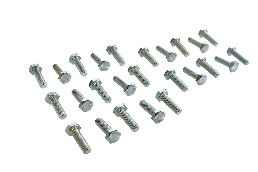 Hex Cap Bolts Zinc 1/4-28 x 7/8",Y