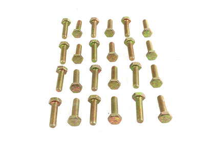 Hex Cap Bolts Zinc 1/4 x 1