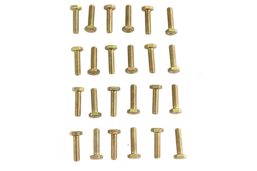 Hex Cap Bolts Zinc 1/4 x 1