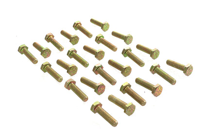 Hex Cap Bolts Zinc 1/4 x 1