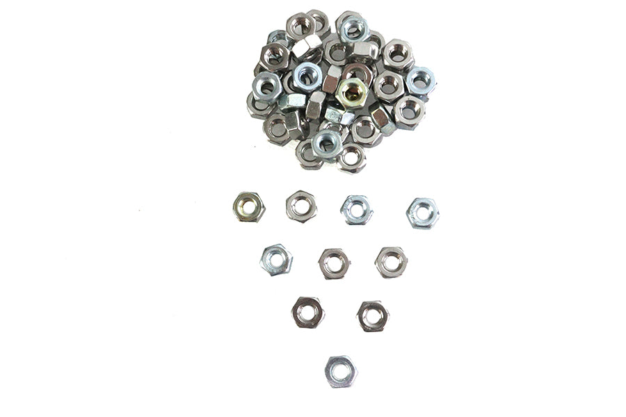 Zinc Hex Nuts 1/4-20 Standard