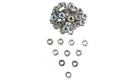 Zinc Hex Nuts 1/4-20 Standard