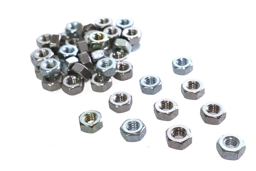 Zinc Hex Nuts 1/4-20 Standard