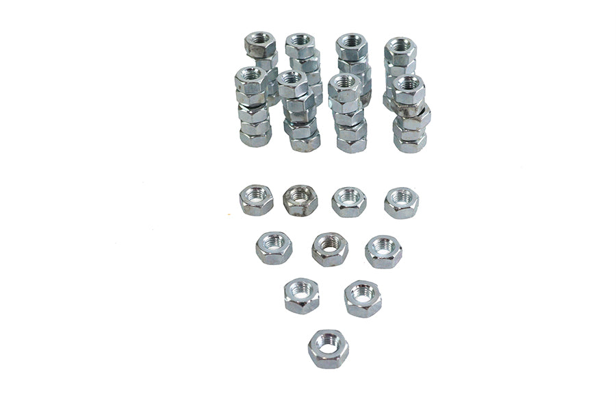 Zinc Hex Nuts 1/4-28 Standard