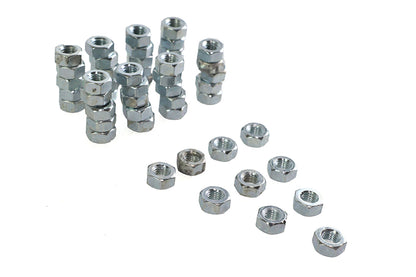 Zinc Hex Nuts 1/4-28 Standard
