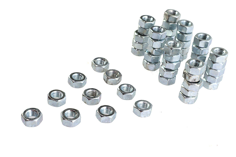Zinc Hex Nuts 1/4-28 Standard