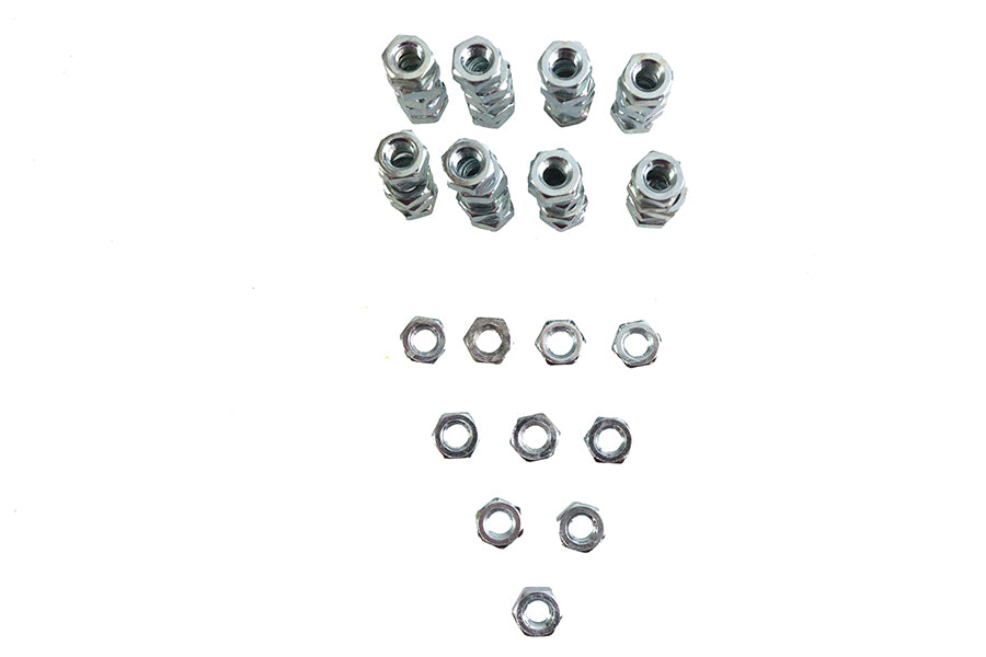 Zinc Hex Nuts 1/4-28 Standard