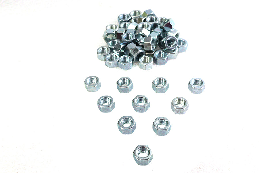Zinc Hex Nuts 3/8-24 Standard