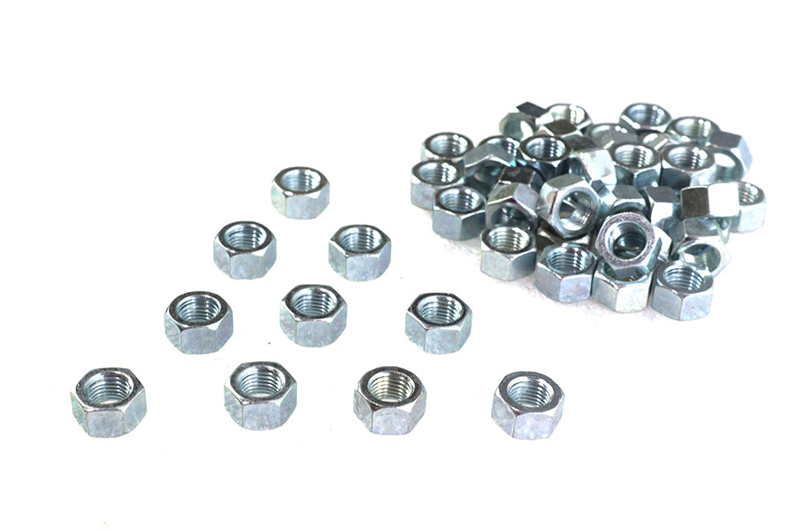 Zinc Hex Nuts 3/8-24 Standard