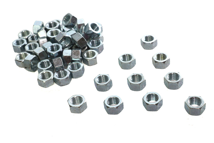 Zinc Hex Nuts 3/8-24 Standard
