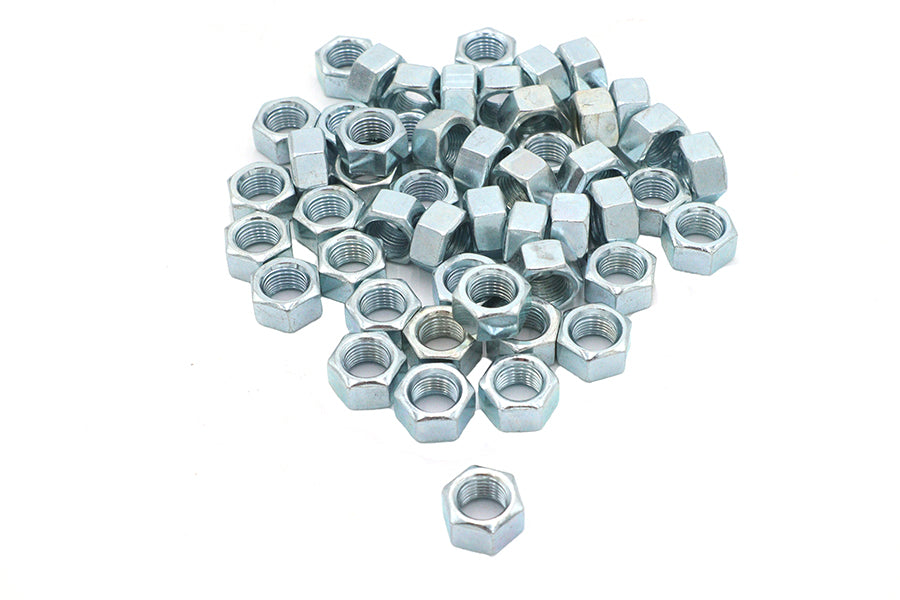 Zinc Hex Nuts 1/2-20 Standard
