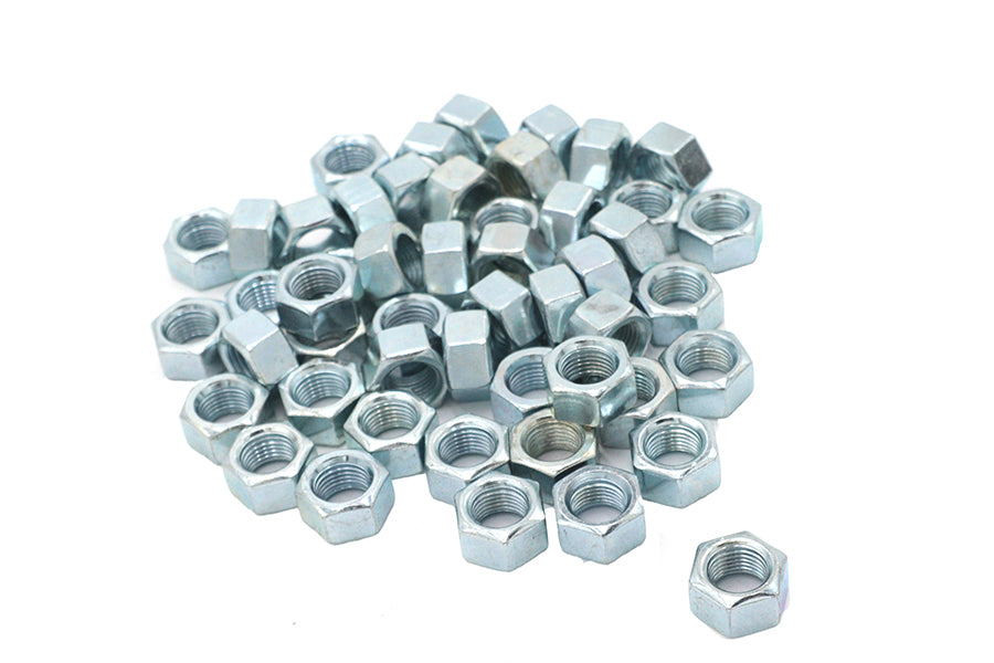 Zinc Hex Nuts 1/2-20 Standard