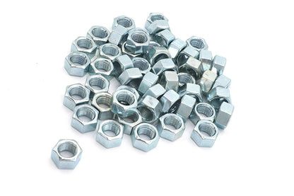 Zinc Hex Nuts 1/2-20 Standard