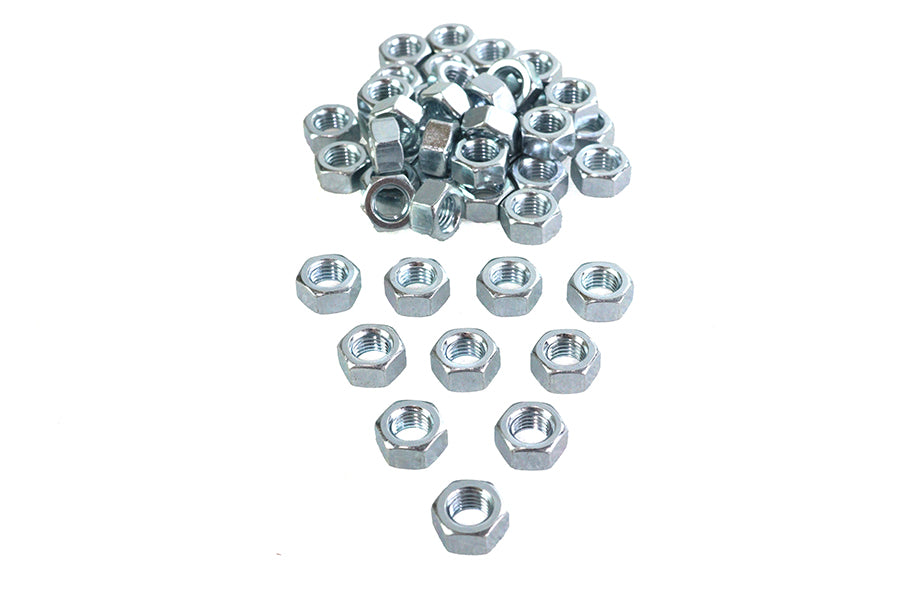 Zinc Hex Nuts 5/16-18 Nyloc