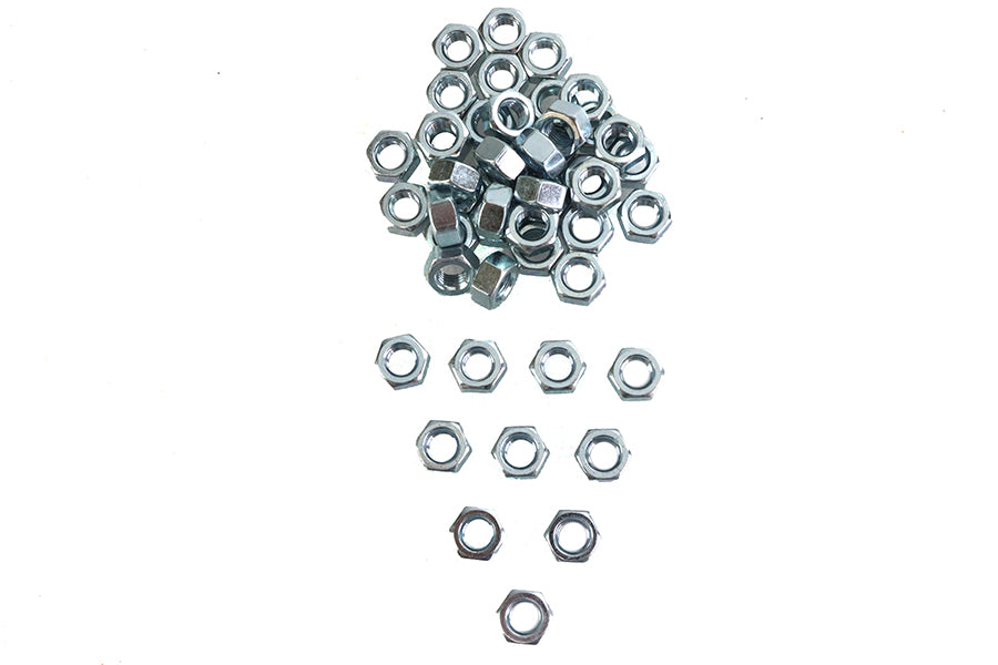 Zinc Hex Nuts 5/16-18 Nyloc