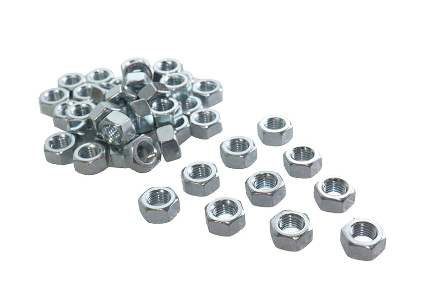 Zinc Hex Nuts 5/16-18 Nyloc