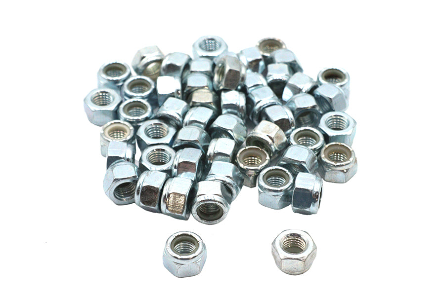 Zinc Hex Nuts 5/16-24 Nyloc
