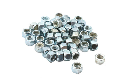 Zinc Hex Nuts 5/16-24 Nyloc
