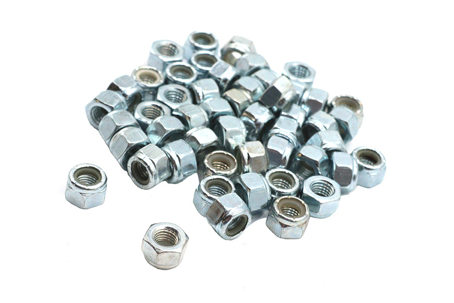 Zinc Hex Nuts 5/16-24 Nyloc