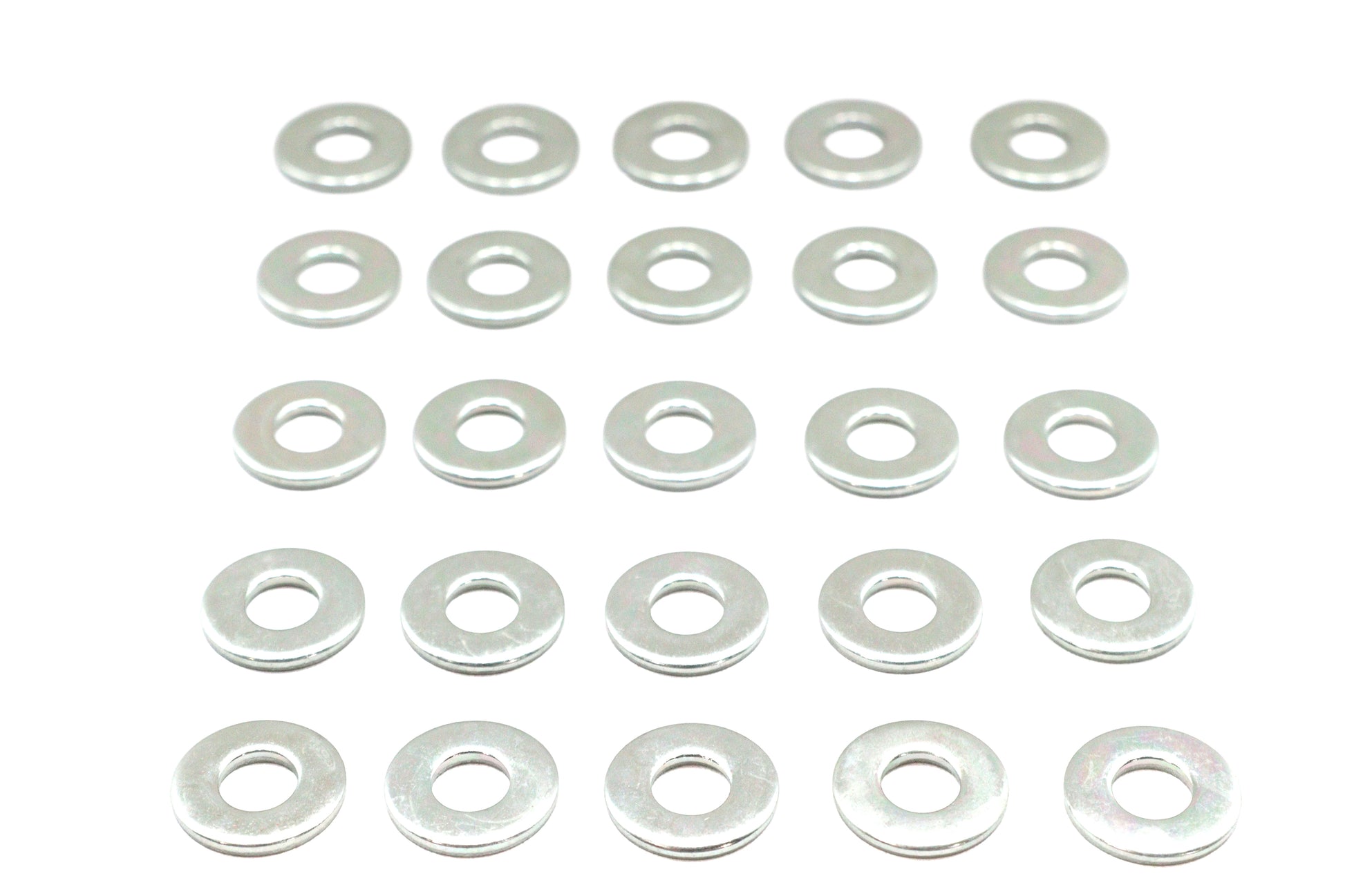 Zinc Flat Washers 1/4 Inner Diameter