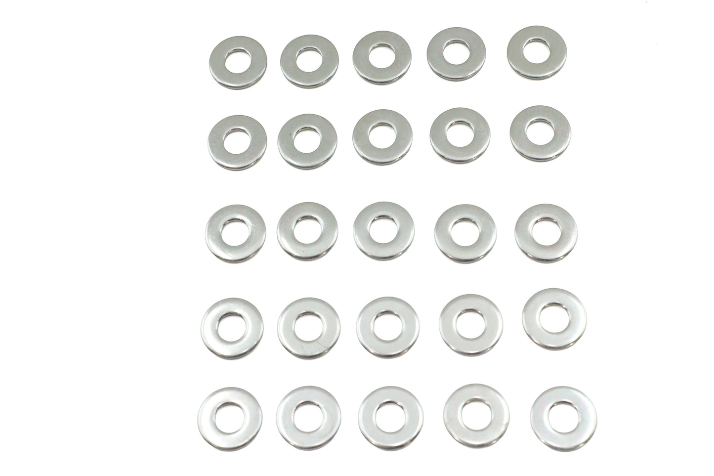 Zinc Flat Washers 1/4 Inner Diameter