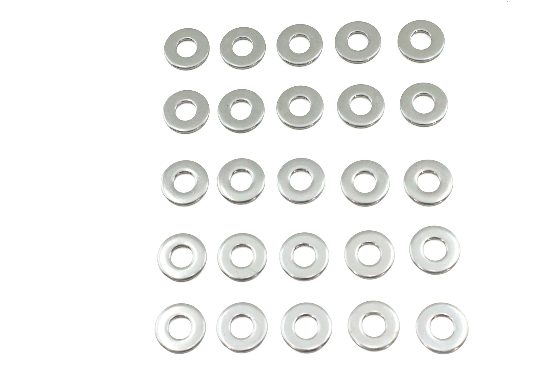 Zinc Flat Washers 1/4 Inner Diameter