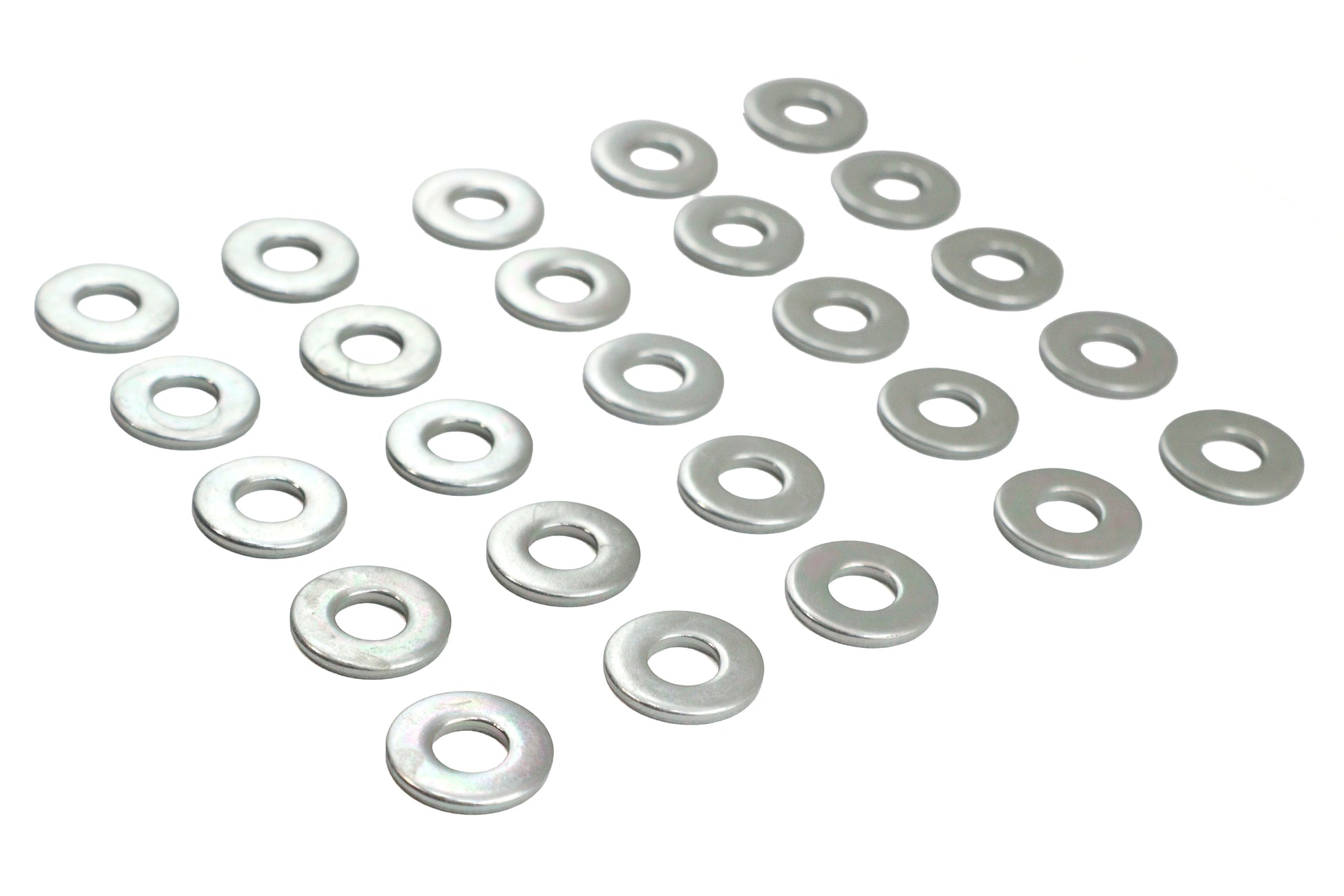 Zinc Flat Washers 1/4 Inner Diameter