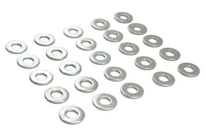 Zinc Flat Washers 1/4 Inner Diameter