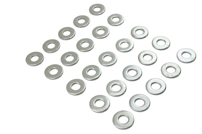 Zinc Flat Washers 1/4 Inner Diameter