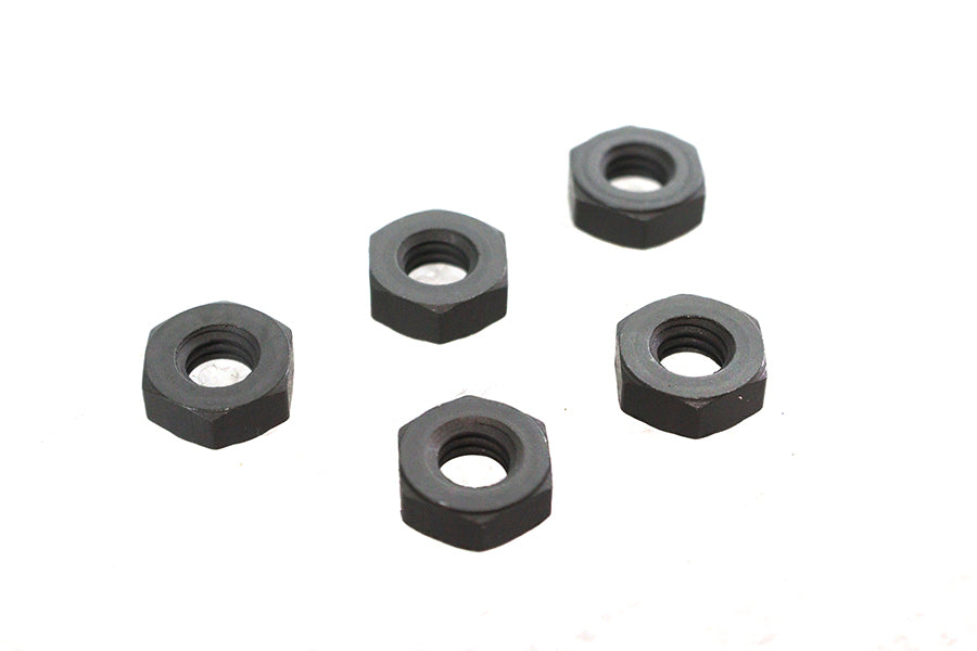 Parkerized Hex Nuts 1/4-24 x 5/32" x 7/16