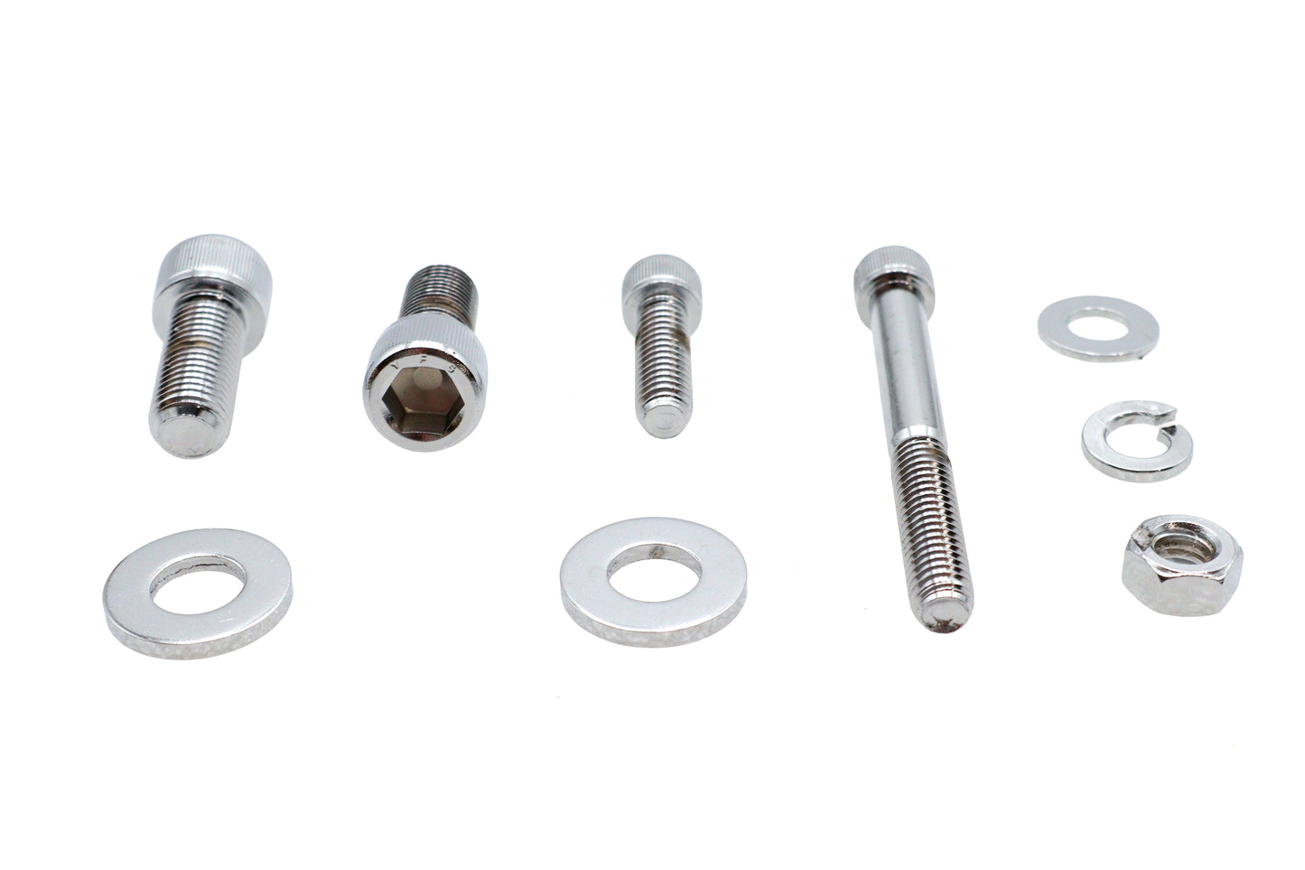 Top Motor Mount Bolt Kit Chrome