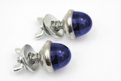 License Plate Reflector Set Blue