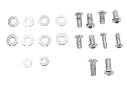 Headlamp Cowl Screw Kit Polished Chrome