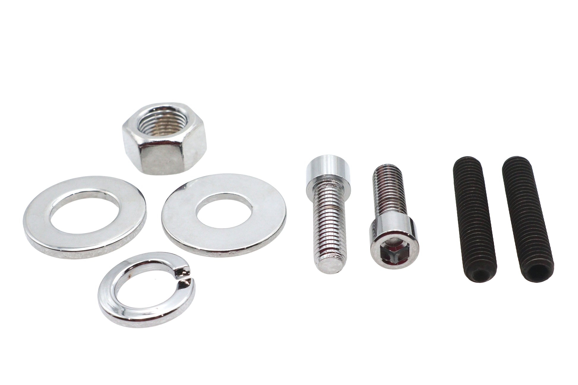 Chrome Rear Axle Nut Kit