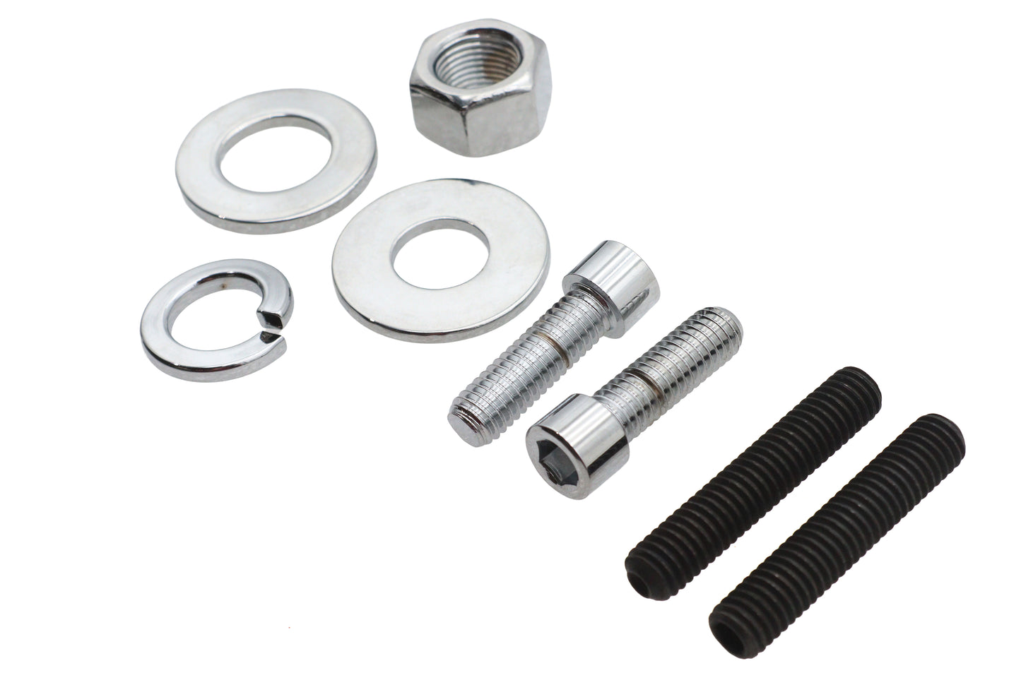 Chrome Rear Axle Nut Kit