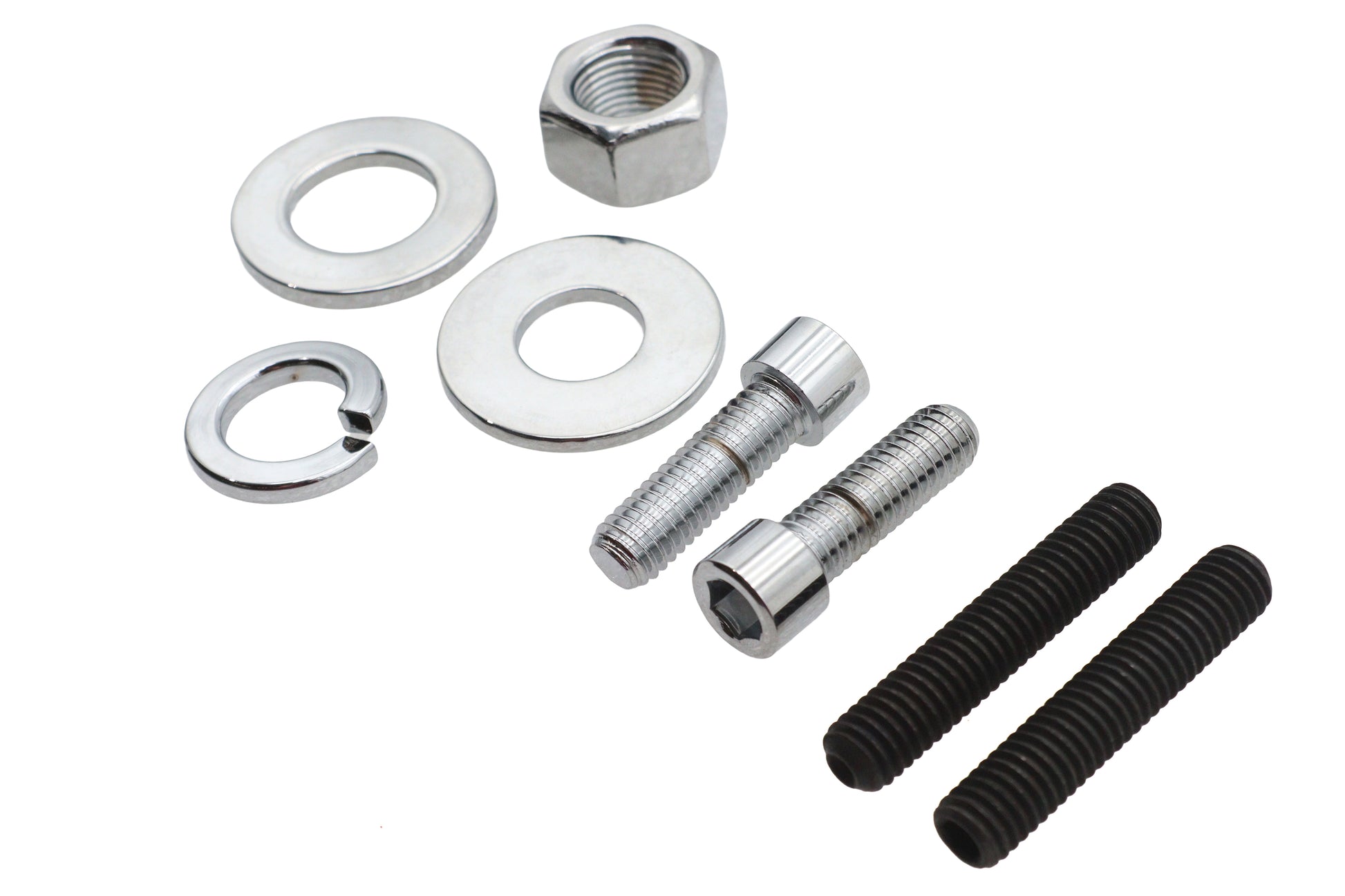 Chrome Rear Axle Nut Kit