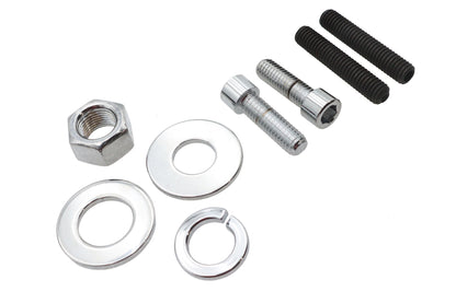 Chrome Rear Axle Nut Kit
