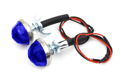 Blue LED Reflector Set