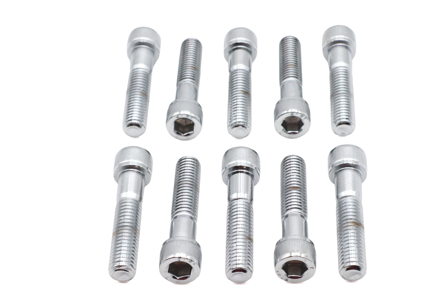 Allen Socket Cap Bolt Knurled Chrome