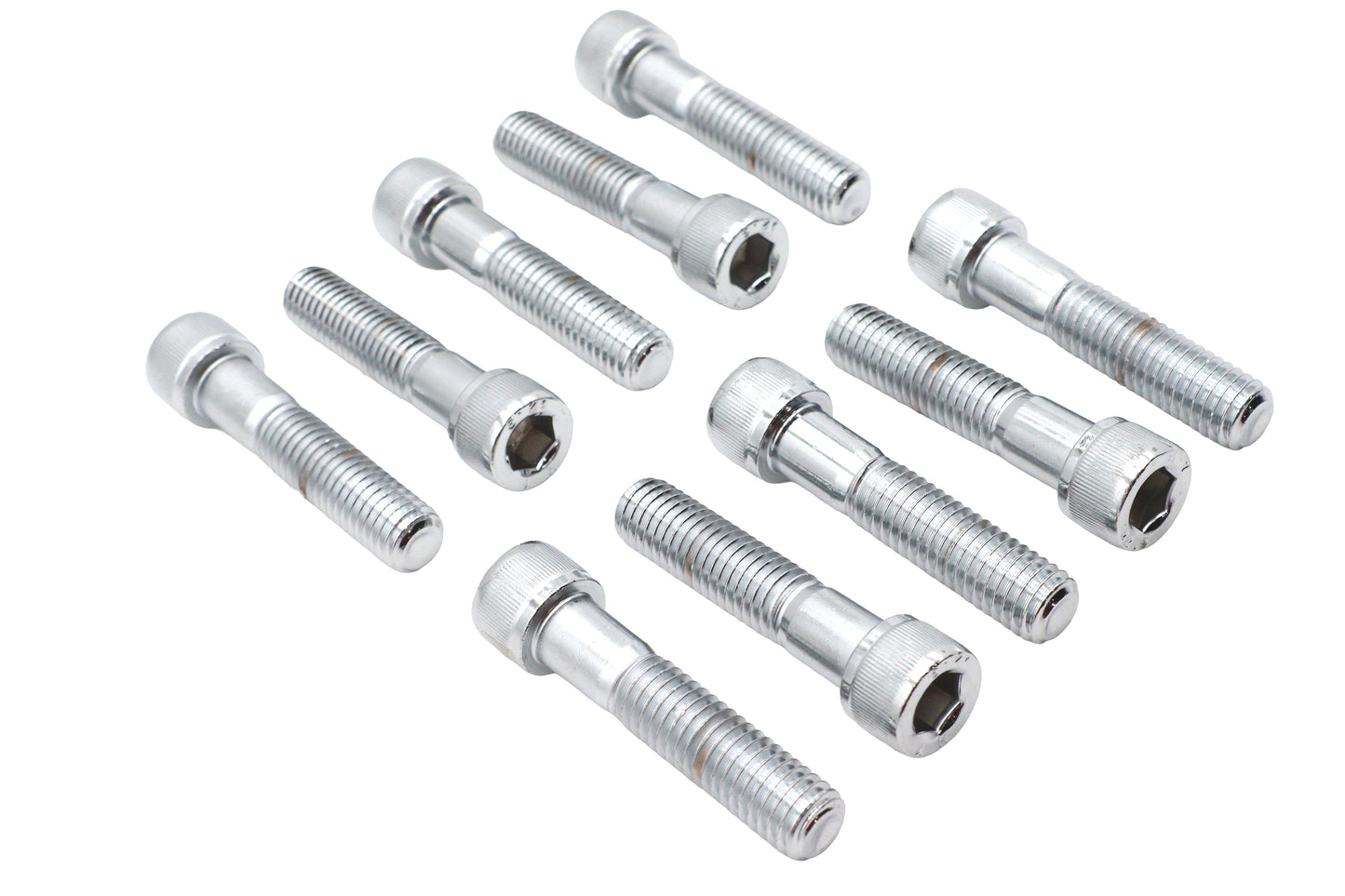 Allen Socket Cap Bolt Knurled Chrome
