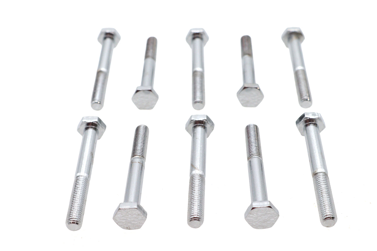 Chrome Hex Cap Bolts 1/4 x 2