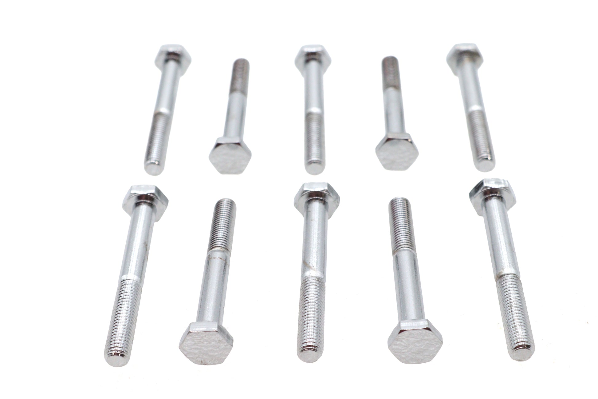 Chrome Hex Cap Bolts 1/4 x 2
