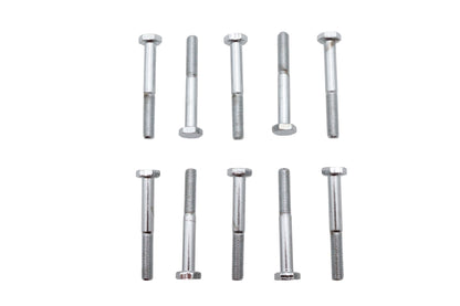Chrome Hex Cap Bolts 1/4 x 2