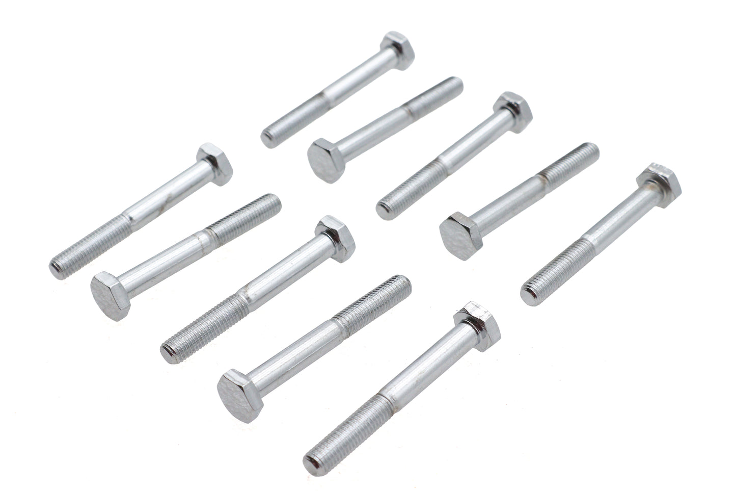 Chrome Hex Cap Bolts 1/4 x 2
