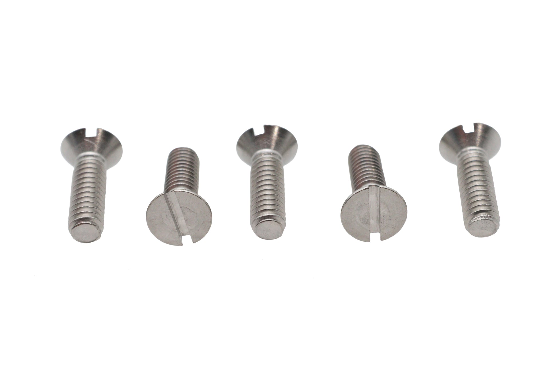 Slotted Round Head Screw 12-24 x 3/4 Stainless Steel