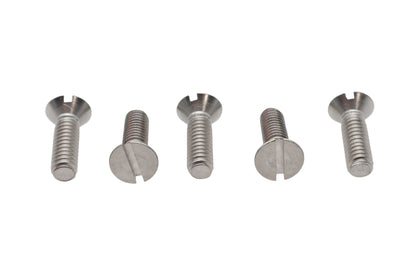 Slotted Round Head Screw 12-24 x 3/4 Stainless Steel