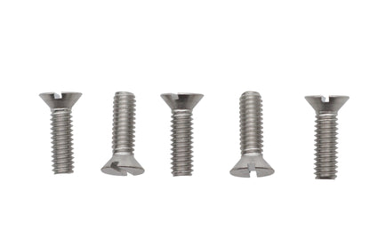 Slotted Round Head Screw 12-24 x 3/4 Stainless Steel