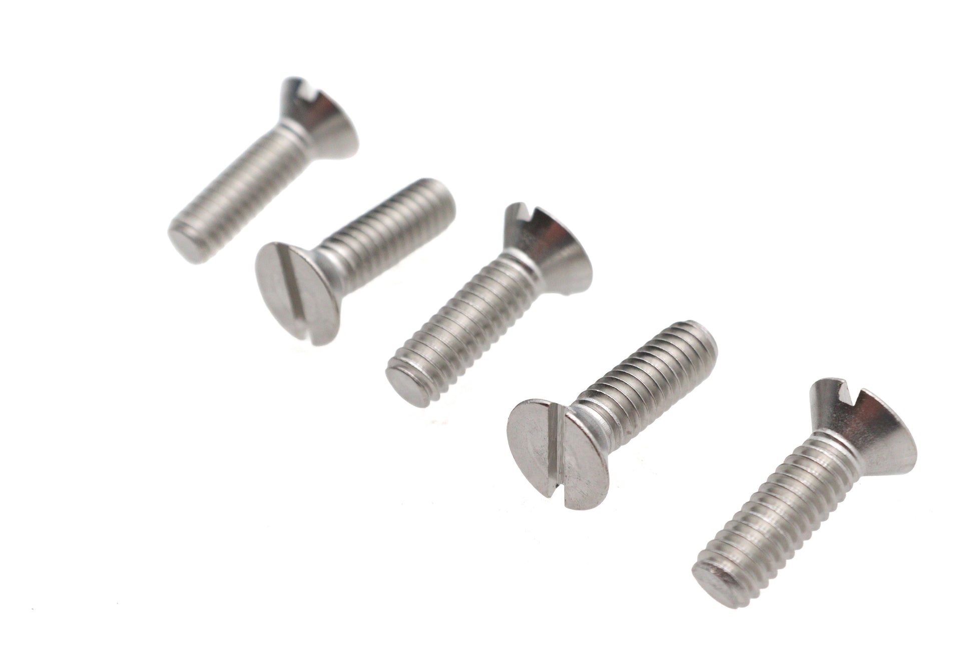 Slotted Round Head Screw 12-24 x 3/4 Stainless Steel