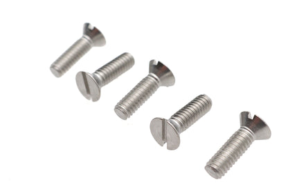 Slotted Round Head Screw 12-24 x 3/4 Stainless Steel
