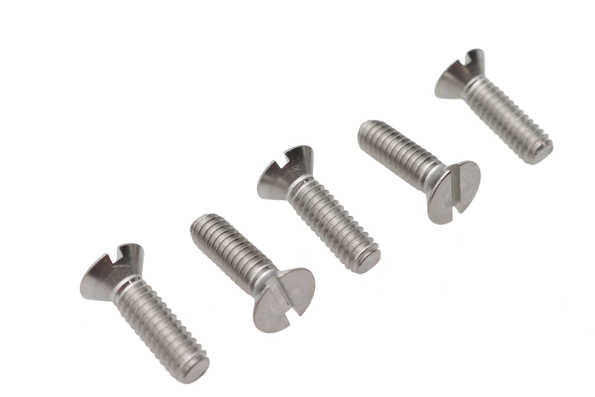 Slotted Round Head Screw 12-24 x 3/4 Stainless Steel